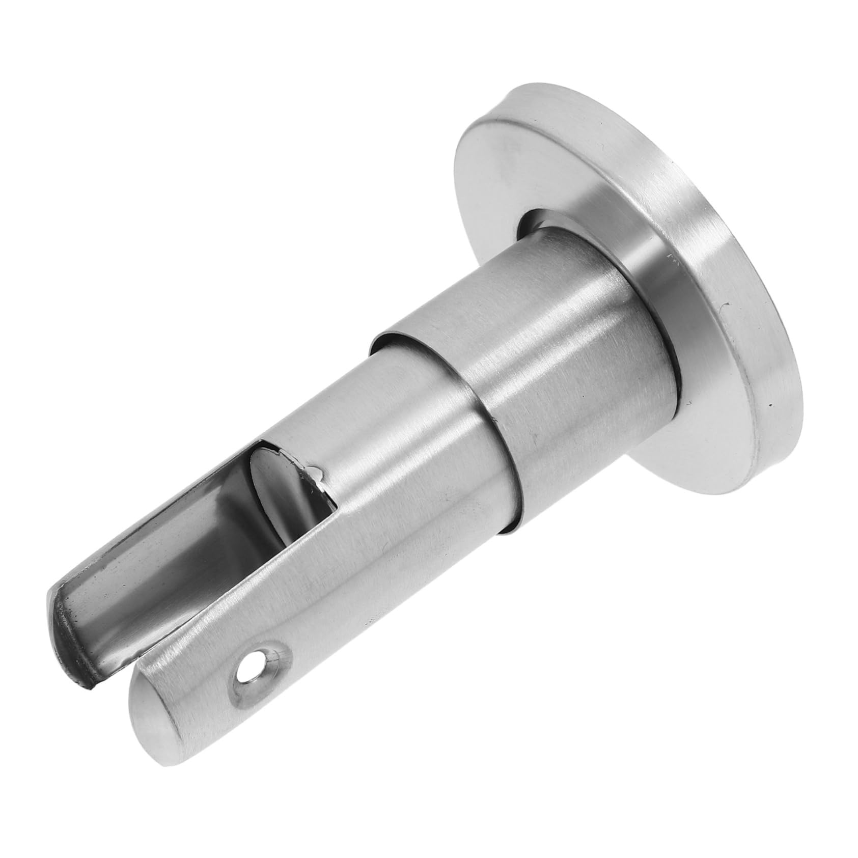 Soporte Metálico para Mampara de Baño en Acero Inoxidable Altura Ajustable 45-65 Mm