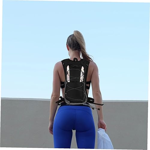 Miniatura 5 de BESPORTBLE Mochila de hidratación aislada con vejiga de agua de gran capacidad, ligera, mochila de senderismo para acampar, correr, ciclismo,