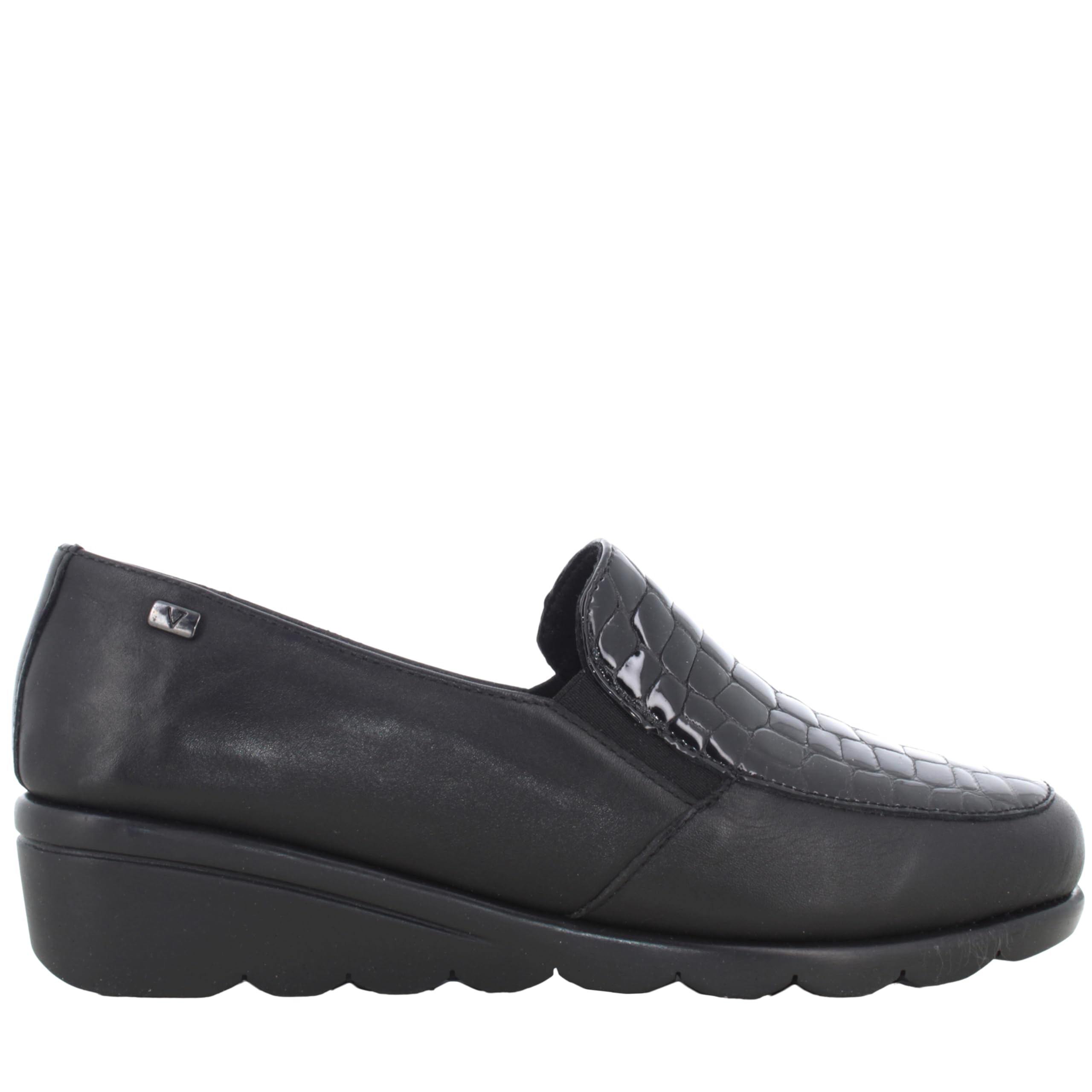 Valleverde Mocassini Donna VS10301E Pelle Nero Calzature Casual