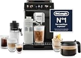 De'Longhi Eletta Explore Cold Brew ECAM452.67.G, Barista Coffee Machine with LatteCrema Hot and Cool, Espresso Machine, Automatic Coffee Bean Machine, Cold Extraction, Coffee Pot Included, Dark Grey - 1