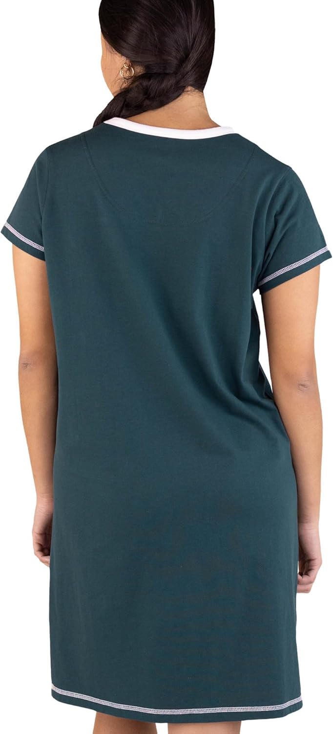 Lazy One Women's Nightgown, Funny V-Neck Sleep Shirt for Women, Novelty Pajama Shirts - Image 2