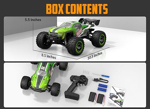 Miniatura 6 de RACENT Camión RC 116 4x4 todo terreno RC Car 40KPH alta velocidad de control remoto coches para adultos