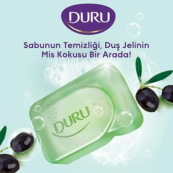 DURU Natural Olive Olive Oil Soap, 150 Gramx4