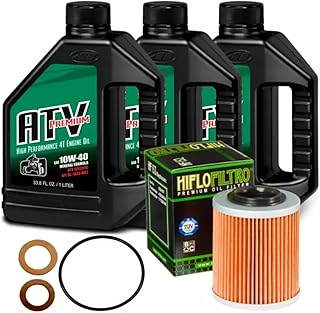 Generic New Oil Change Kit 10W-40 Compatible With CFMoto CFORCE/ZFORCE/UFORCE (2013-2024), 33901-HF152-12000-14000-0800