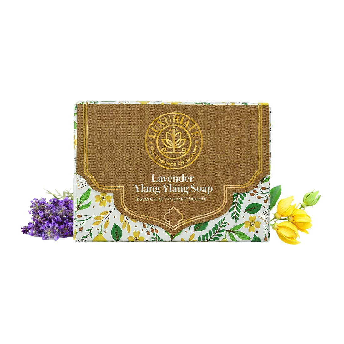 Lavender Soap Ylang Ylang Soap (125 Gm) | Luxury Premium Soap | Natural Soap | Handmade Organic Soap | Paraben & Chemical Free | Bath Soap for Men Women