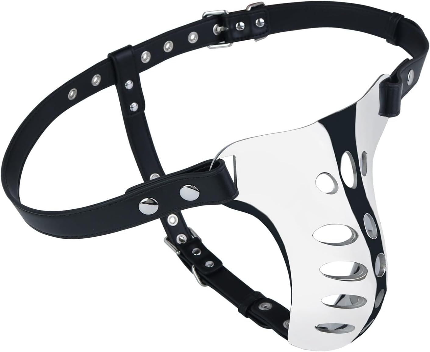 Men's Chastity Belt Penis Cage Leather Chastity Belt Harness for Men Gay SM BDSM Fetish Male Bondage Adult Sex Toy