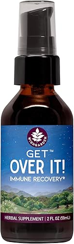 WishGarden Hierbas Get Over It! - Suplemento de recuperación de inmunidad herbal y tintura potenciadora inmunológica, proporciona impulso de disponible en Yaxa Colombia
