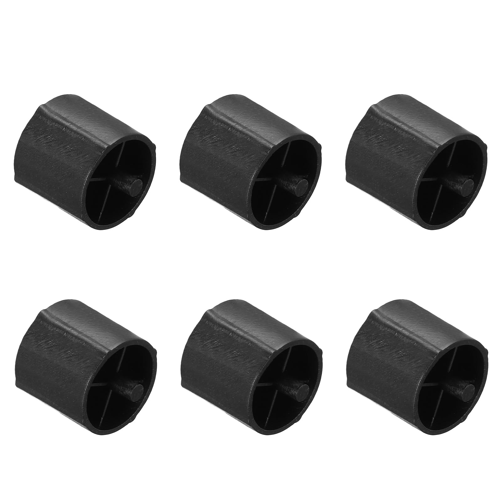 PATIKIL 6Pcs Tape Dispenser Core, Replacement Core for 20032/20072 Tape Dispenser Plastic Insert Parts for Home Office Warehouse Wrapping Packaging Mailing Shipping, Black