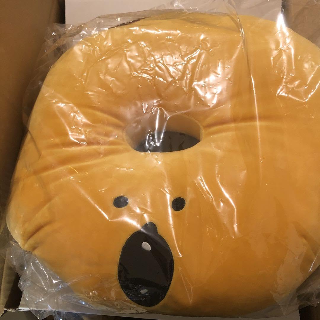 Amazon.co.jp: 自分ツッコミくま もちもちドーナツぬいぐるみXL もぐら