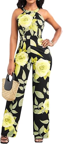 Mono para mujer, sexy, elegante, casual, formal, manga corta, pantalones largos y rectos, con abertura, ropa de club, para fiesta nocturna