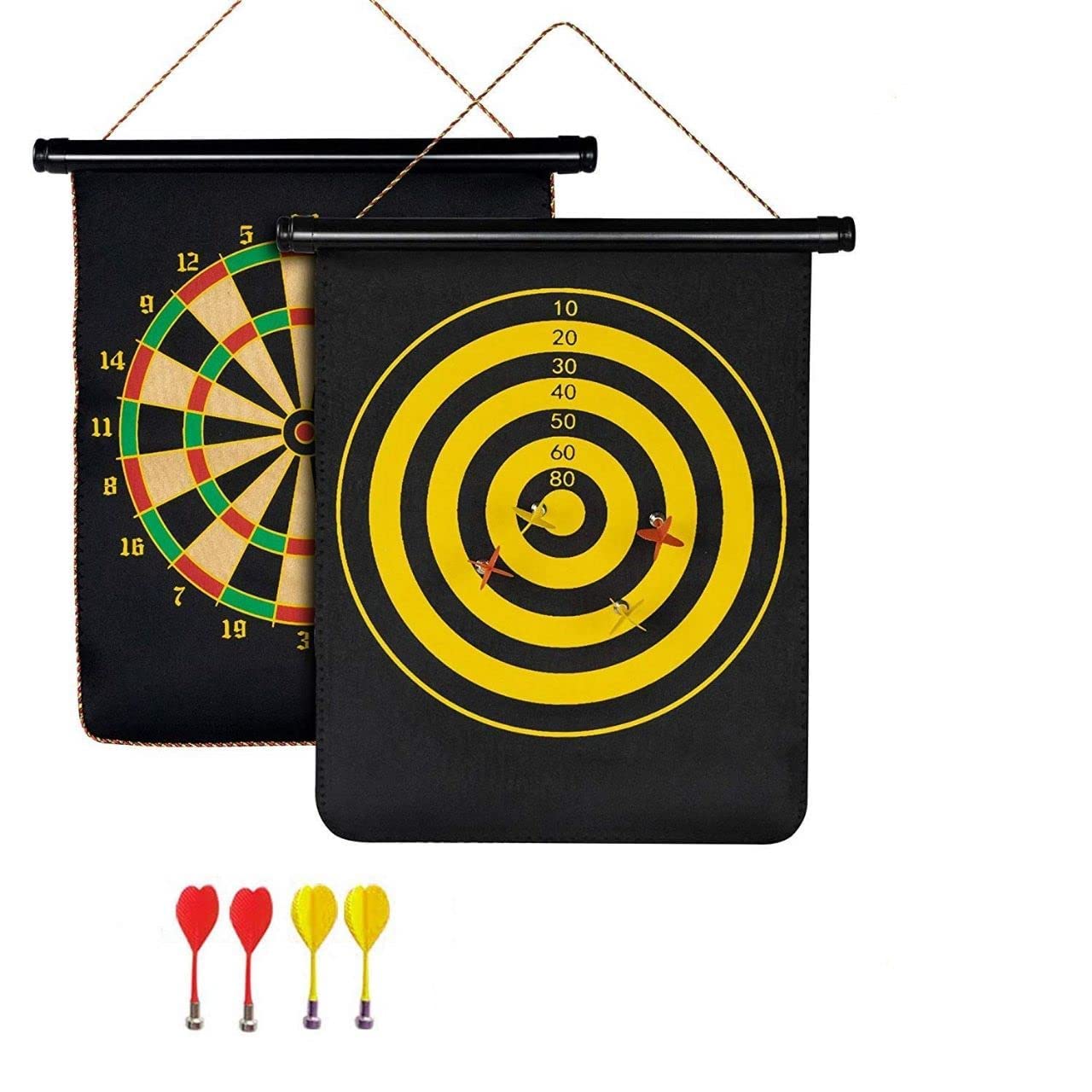 Arnav Magnet Dart Board Game for Kids,Double Sided Magnet Dart Board with Darts for Kids (B0C43QBK8C) Amazon Price History, Amazon Price Tracker