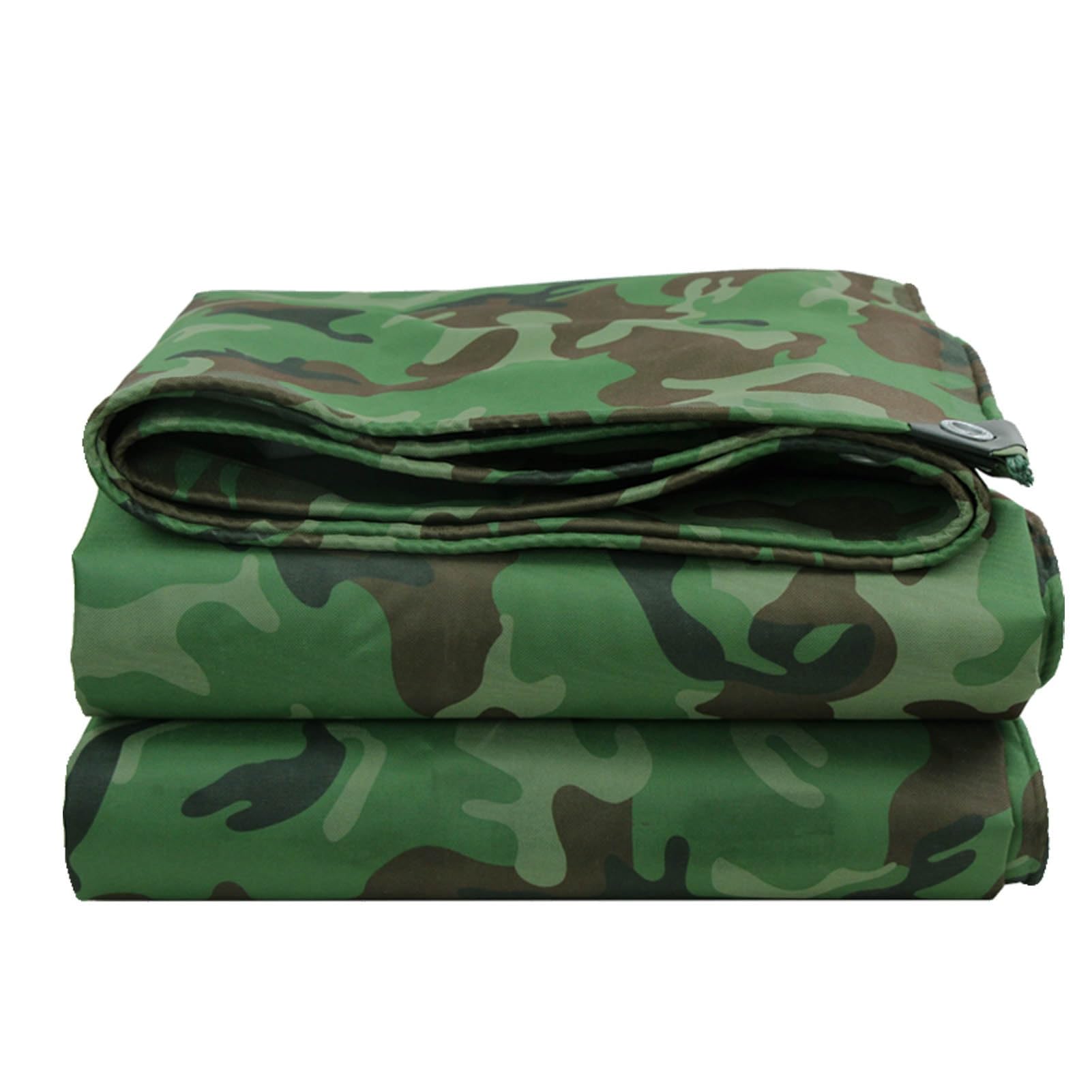 Lona de camuflaje verde exterior con ojales para cubrir piscinas y coches
