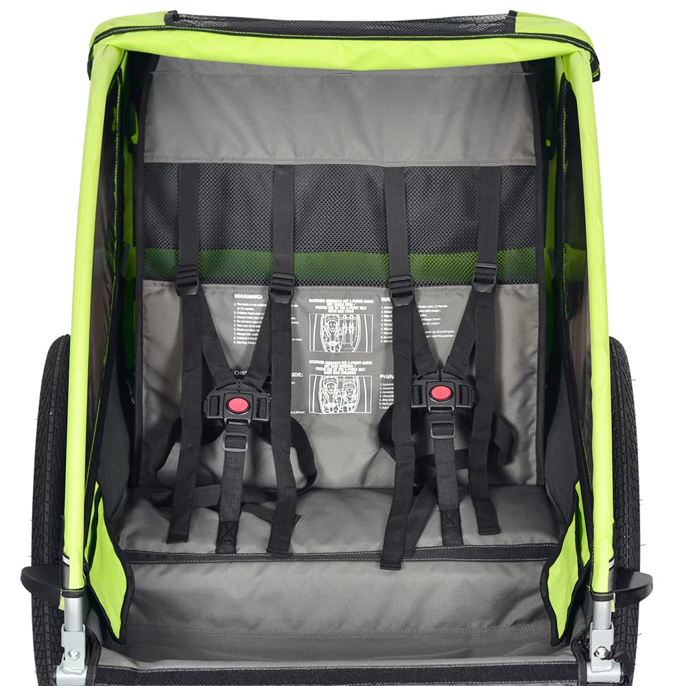 Papilioshop Mover Poussette et remorque, chariot, de vélo pour transport 1 ou 2 enfants