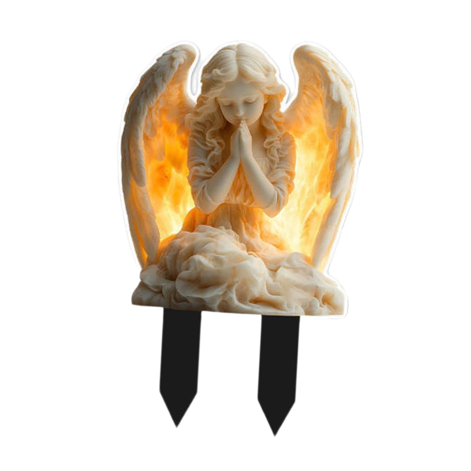 Angel Garden Stake Accent 2D Acrylic Flat for Farmhouse Home Porch 20cmx12.3cmx0.3cm-image-36