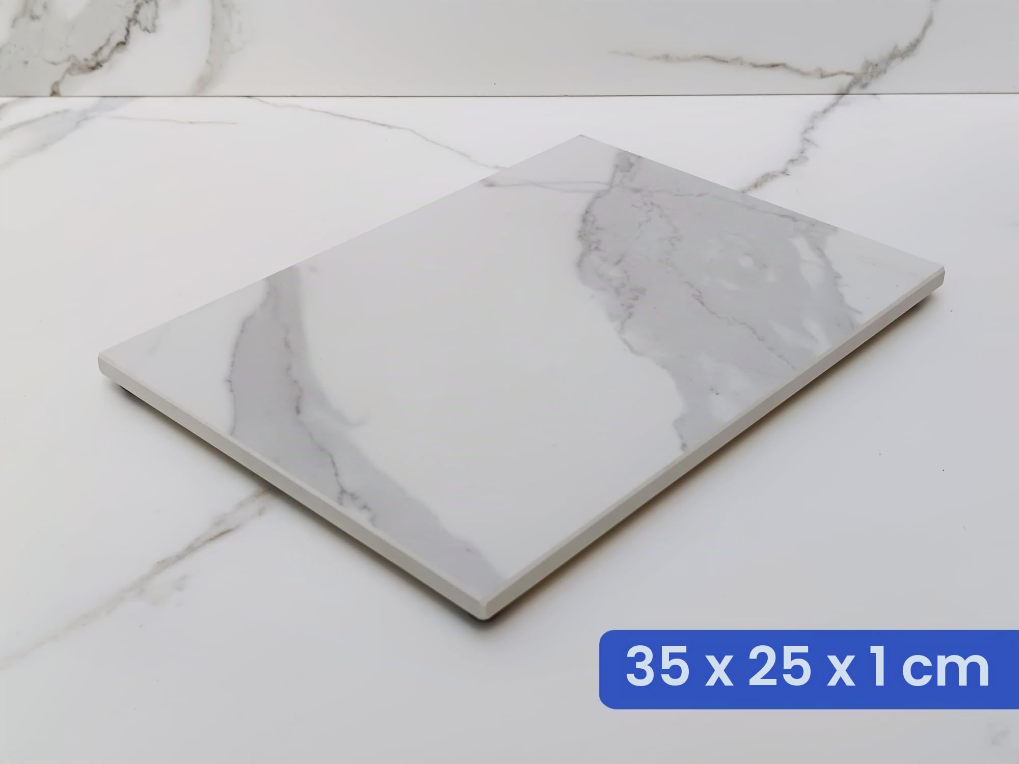 LOANE - Tabla de Cortar Multifuncional - Tabla Cortar Cocina, Material Porcelánico, Resistente al Calor y a los Arañazos, Ideal para Picar, Servir y Presentar Alimentos