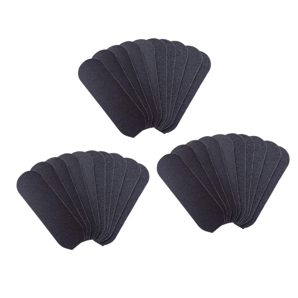 EXCEART 50pcs Foot Sandpaper Foot File for Callus Removal Portable Pedicure Accessories Care Tool, Black - Image 3