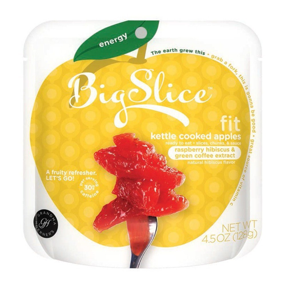 Big Slice Raspberry Hibiscus and Green Coffee Extract, 4.5 Ounce (Pack of 8)