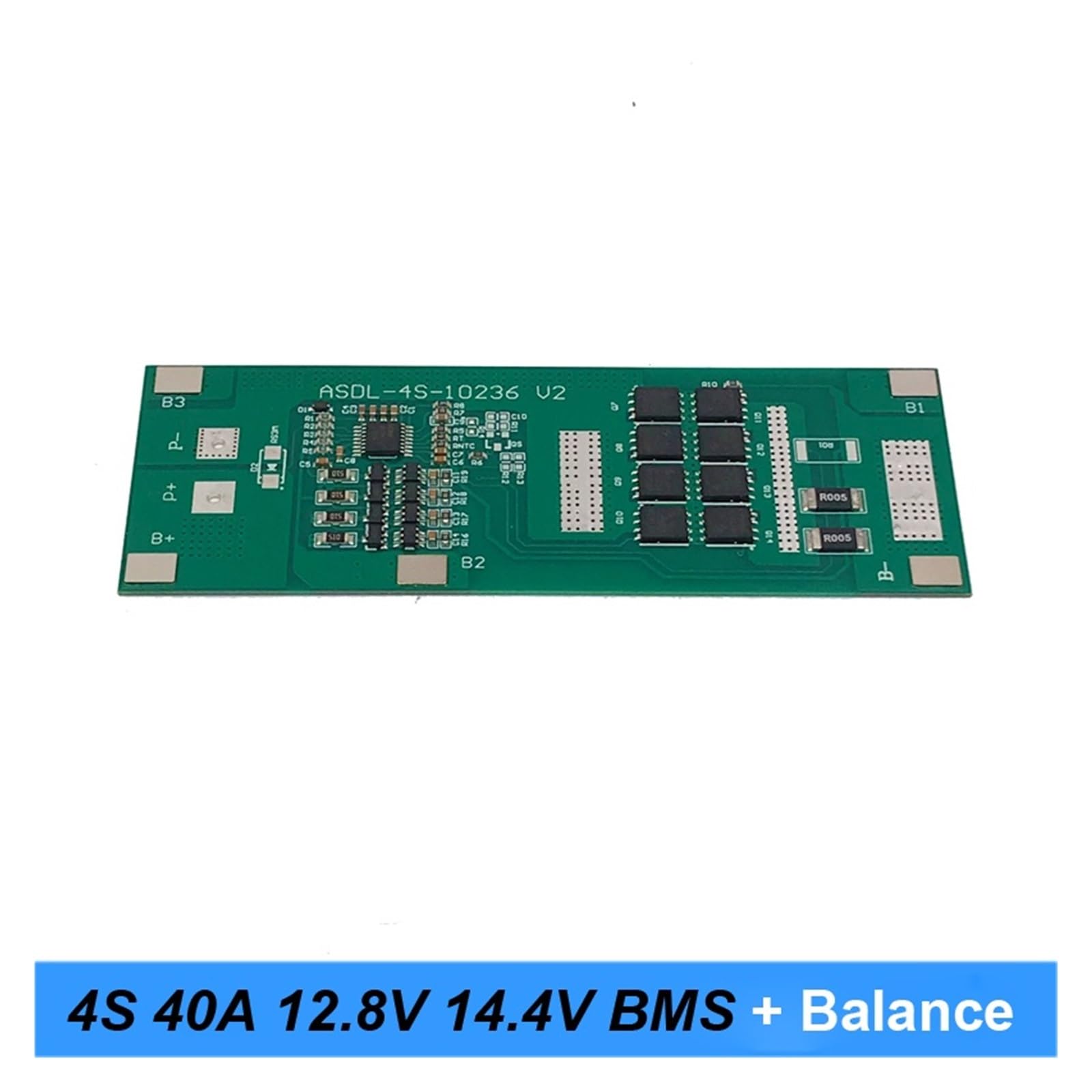 Płyta BMS, 4S 40A 12,8 V 14,4 V 32650 32700 Zrównoważony akumulator BMS do łodzi elektrycznej Nieprzerwane zasilanie 12 V Akumulator samochodowy
