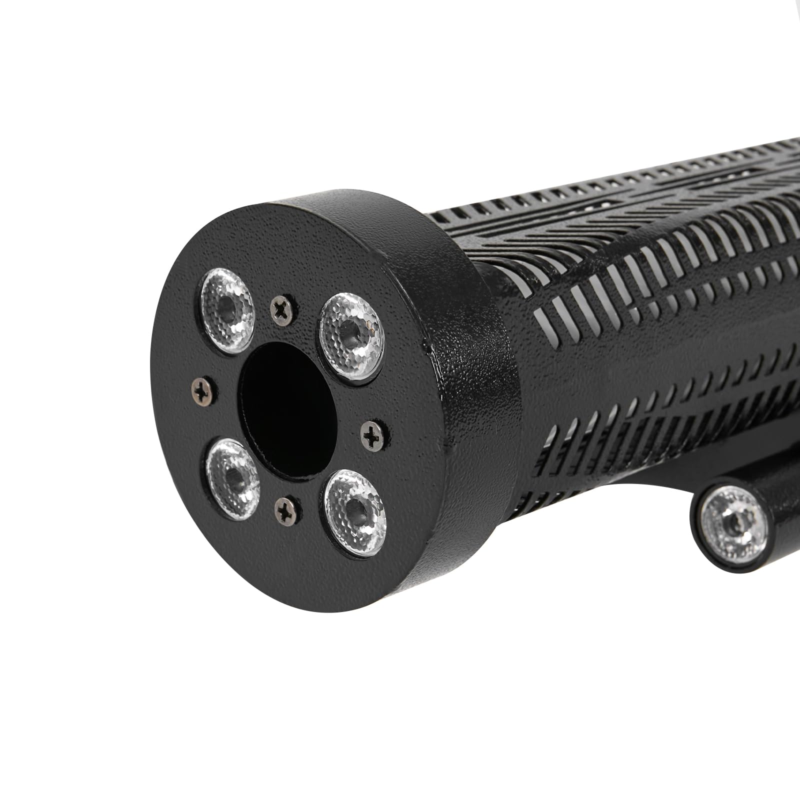 CO2 Handblaster, CO2 Jet Machine Hand CO2 Cannone con perline LED, distanza di iniezione di fumo, 58 cm, 4 moschettoni, per KTV, riunioni di famiglia, matrimonio, compleanno, Halloween, Capodanno