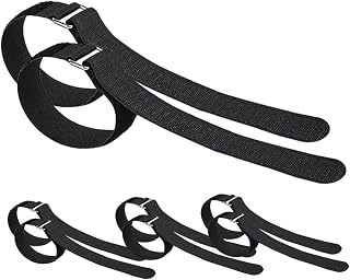 4 Pairs Anti Slip Shoe Grippers Nylon Metal Snow Traction