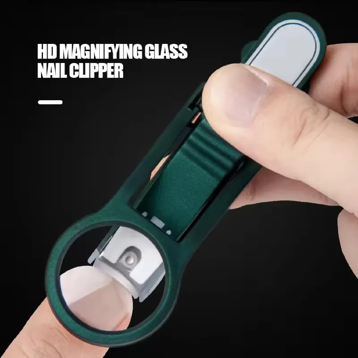 Patrani Fashion Magnifying Glass Super Nail Cutter with 3X Zoom Lens Personal Care Nail Clippers, Pedicure Tools For Feet, Nails And Suitable For Men, Women and Children Nail Cutter Set Of 1 3