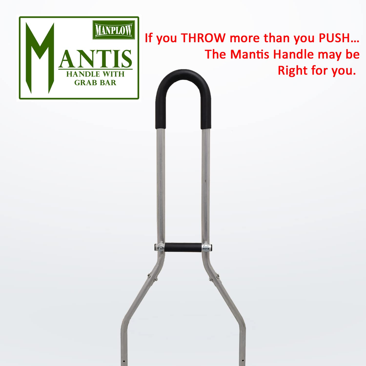 Manplow Mantis Handle with Grab Bar and 32