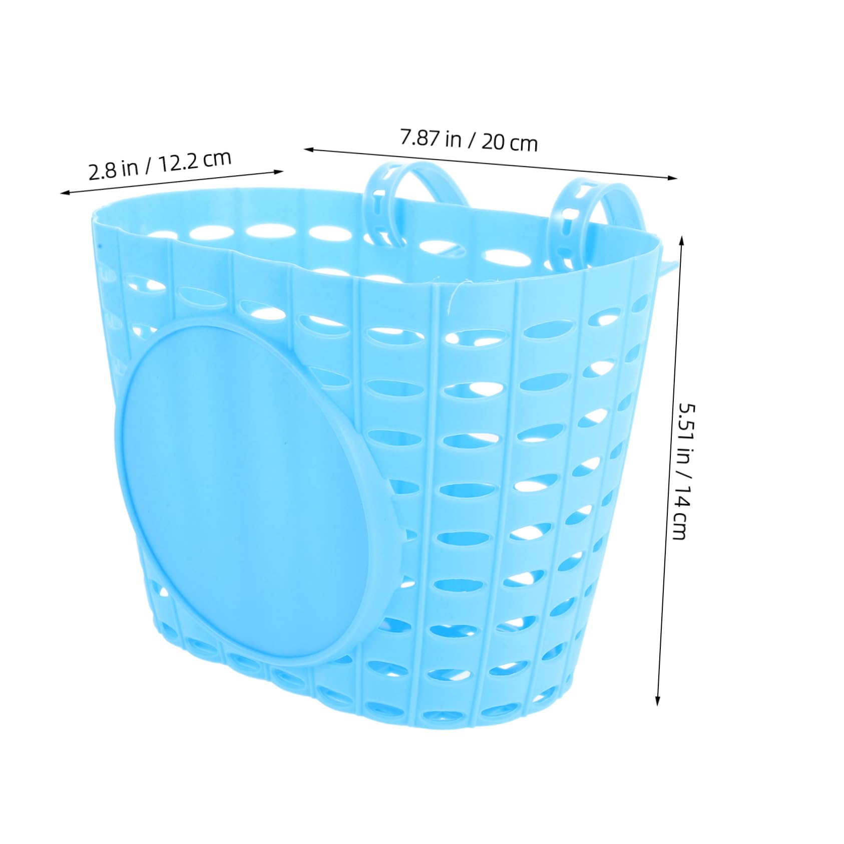 BELLIFFY Bicycle Basket Front Handlebar Storage for Boys Easy to Install Plastic Bike Basket for Fit for Bicycles Scooters Tricycles Bike Accessories