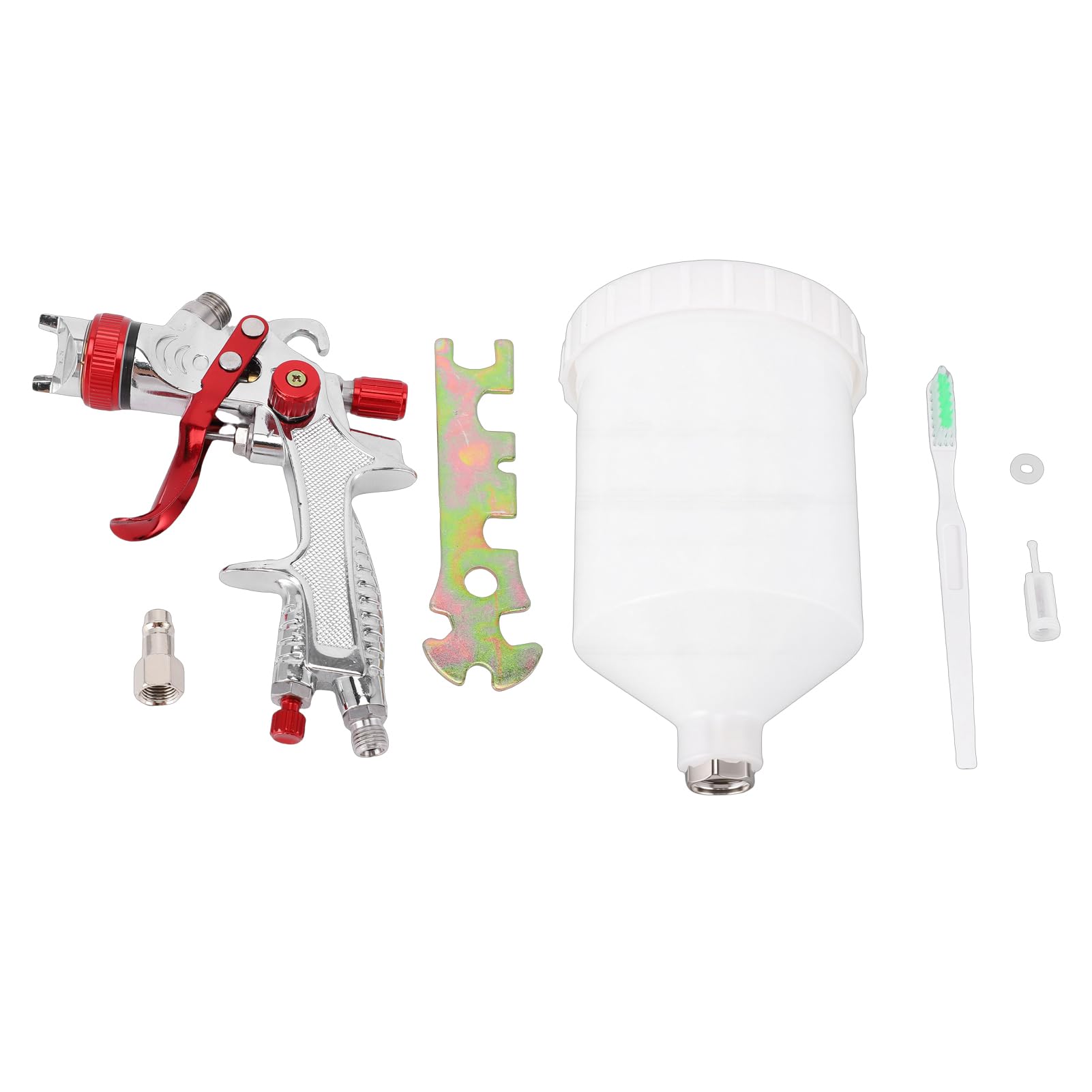 Pistolet Natryskowy Grawitacyjny, Pistolet Natryskowy HVLP do Zaprawek, do Lakieru Samochodowego z dyszą 1,3 Mm Pojemność 500 Ml Duża objętość do Lakier