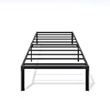 LUMUNANCE Metal Bed Frame Twin Size - 14 Inch Heavy-Duty Twin Platform Bed Frame No Box Spring Needed, Easy Assembly, Noise-Free, Sturdy Mattress Foundation, Underbed Storage Space
