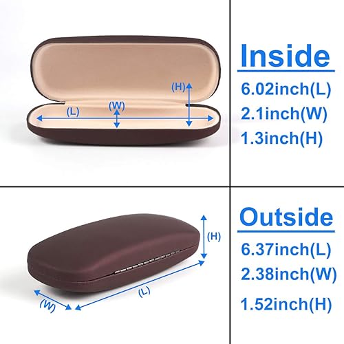 Miniatura 2 de RayLove Casos duros unisex de las gafas de la cáscara, caso protector para los vidrios