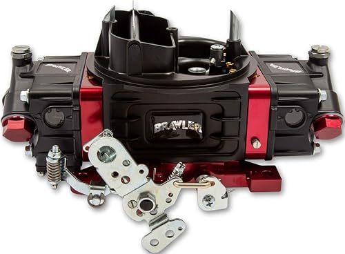Miniatura 2 de NUEVA TECNOLOGÍA DE COMBUSTIBLE RÁPIDO BRAWLER STREET CARBURADOR, ACABADO NEGRO BILLET ROJO, SECUNDARIOS MECÁNICOS, 750 CFM, MODELO 4150, COMPATIBLE