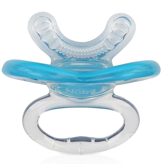 Nuby 2 Pack Gum-EEZ Pacifier Teethers | Colors May Vary