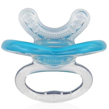 Nuby 2 Pack Gum-EEZ Pacifier Teethers | Colors May Vary