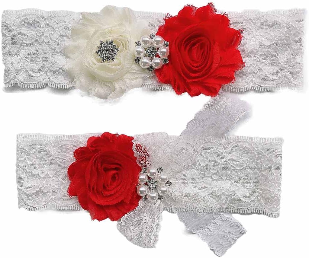 Bridal Garters Sexy Stretch Lace Wedding Garter for Bride Wedding Leg Garters