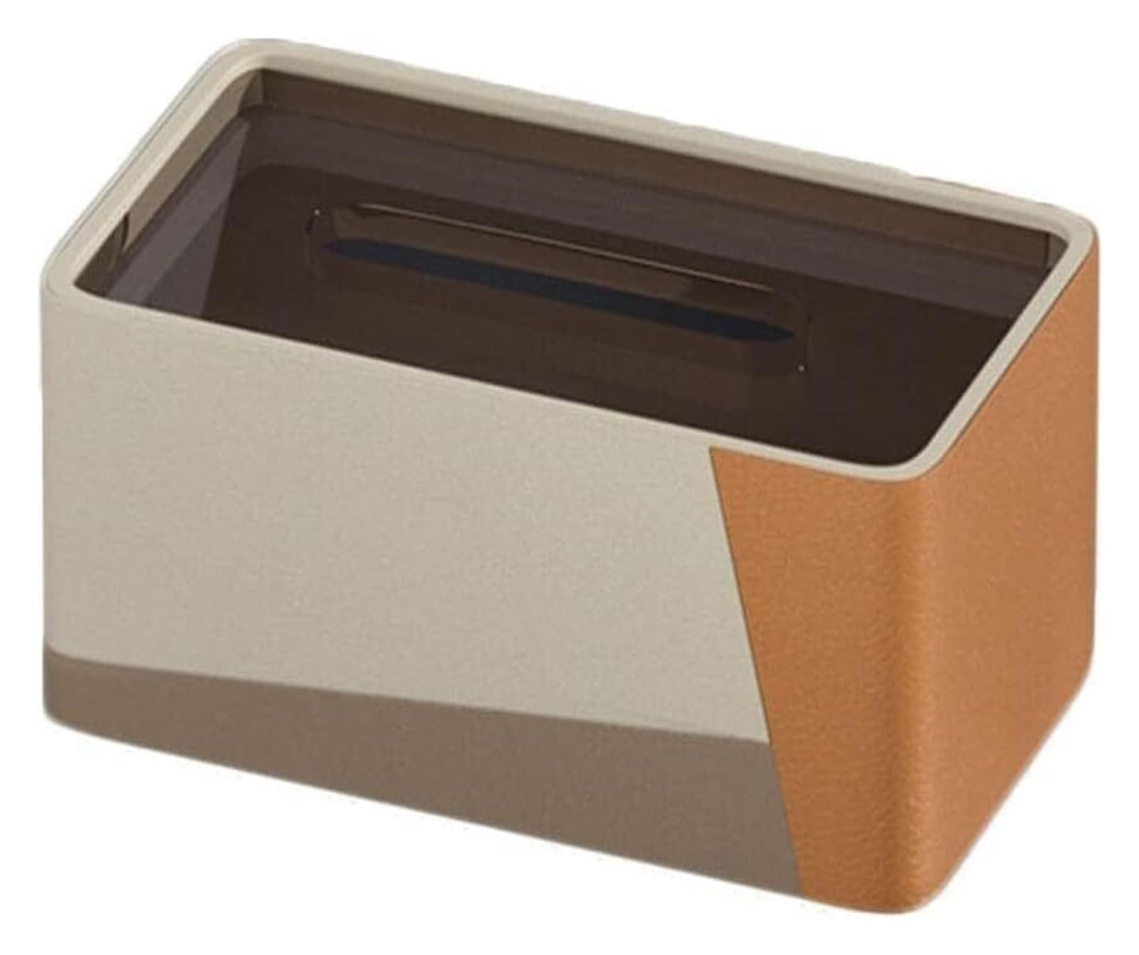 PU leather tissue box Tissue Box Cover Organizer Multicolor Multiple Sizes