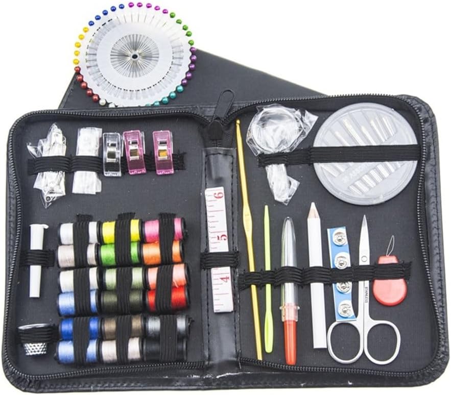 Portable Sewing Kit Household Box Set 123 Pieces Hand Storage Tool