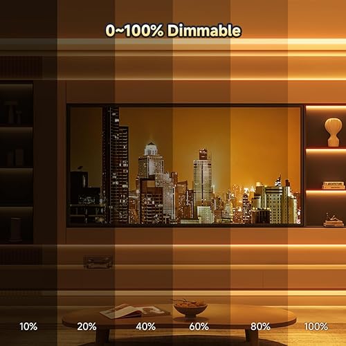 Miniatura 3 de BTF-LIGHTING FCOB COB CCT WS2811 IC - Tira LED flexible de alta densidad uniforme de persecución de color de 986 pies DC24 V sintonizable