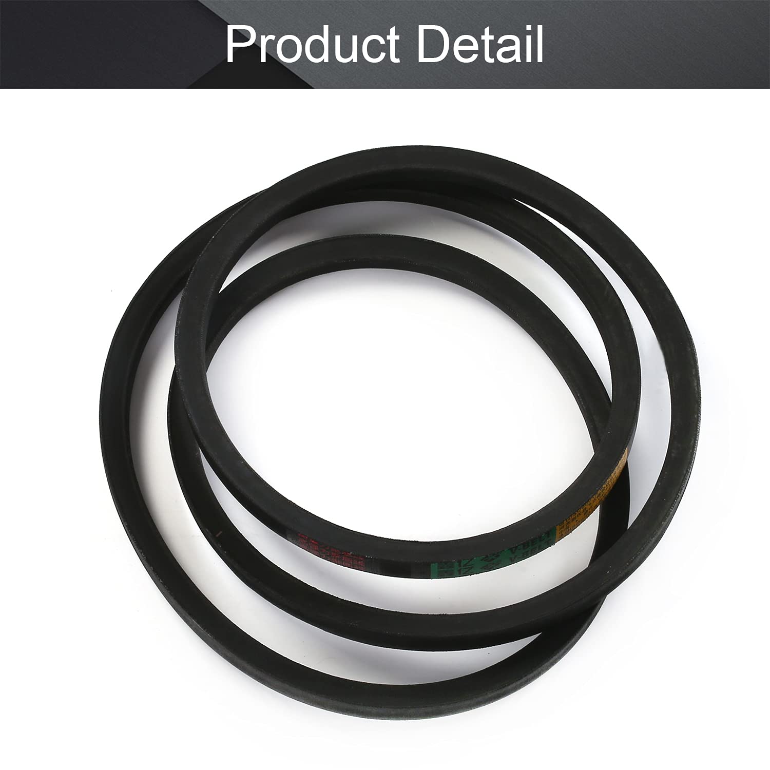 Othmro B-2032 Drive V Belt Inner Girth Industrial Power Rubber Transmission Belt Mower Belt Drive for Replacement Upper Transmission Triangle Rubber Lawn Industry Deck :2032mm/80" 1Pcs