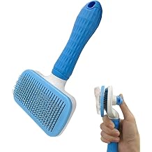 Pet Cleaning Deshedding Brush,Pet Hair Removal Brush for Shedding Massaging Grooming for Small Dogs,Cats,Rabbitsblue