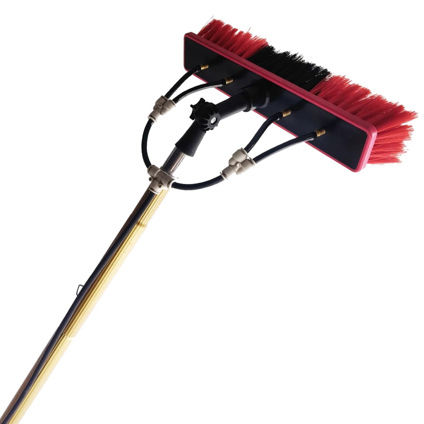 Kit de nettoyage de vitres pour enlever les traces sans échelle grâce au long manche