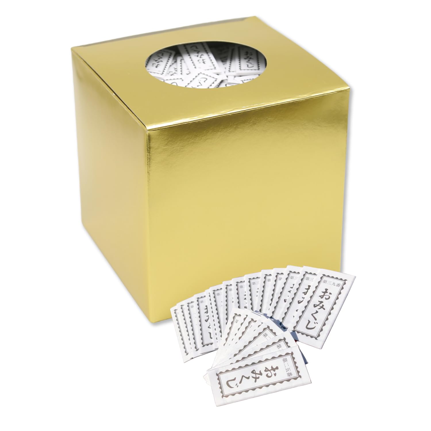 Amazon.co.jp: [おみくじ100枚 抽選箱1個 セット]すぐに使える