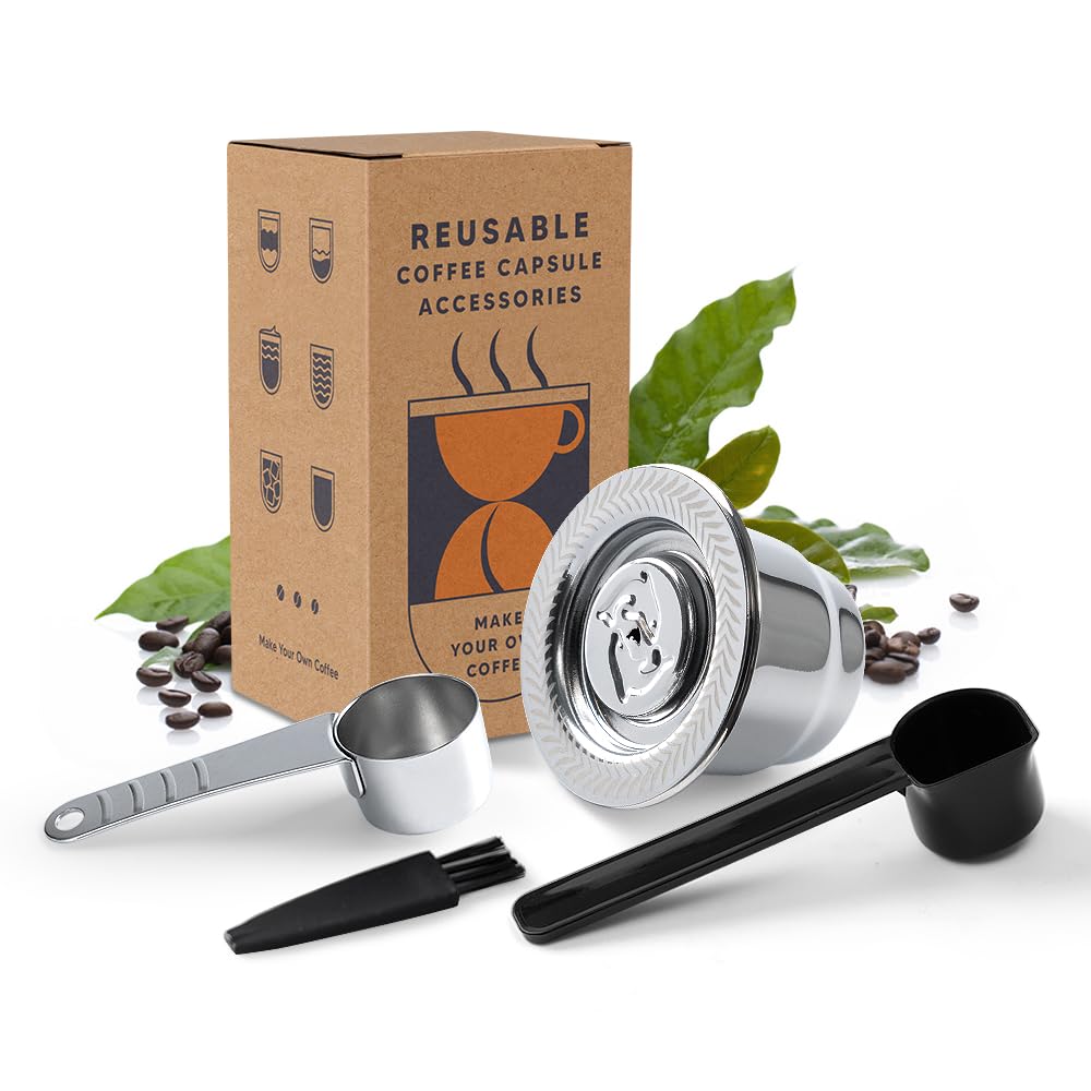 Capsules réutilisables, support de dosettes de café Permanent en acier