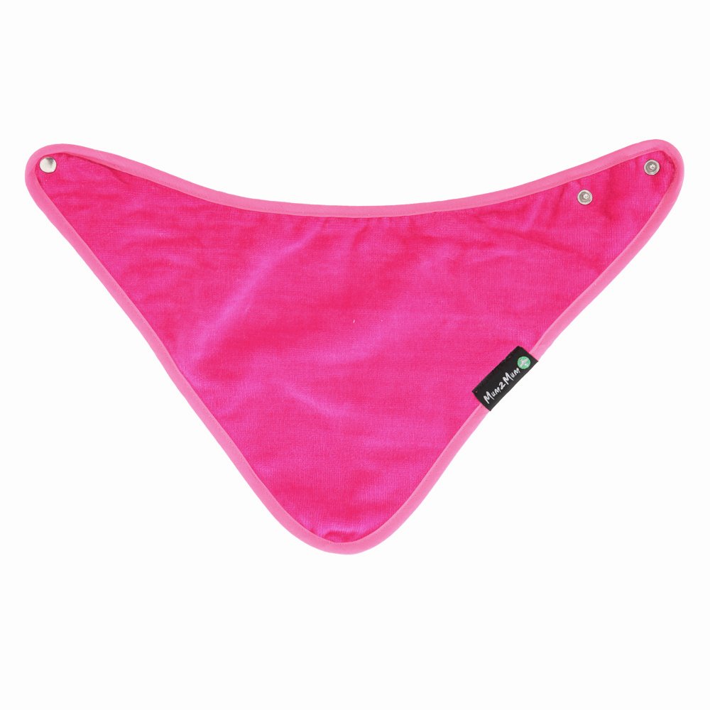 Mum2mum Unisex Hot Pink Plus Special Needs Youth Bandana Bib In Cerise