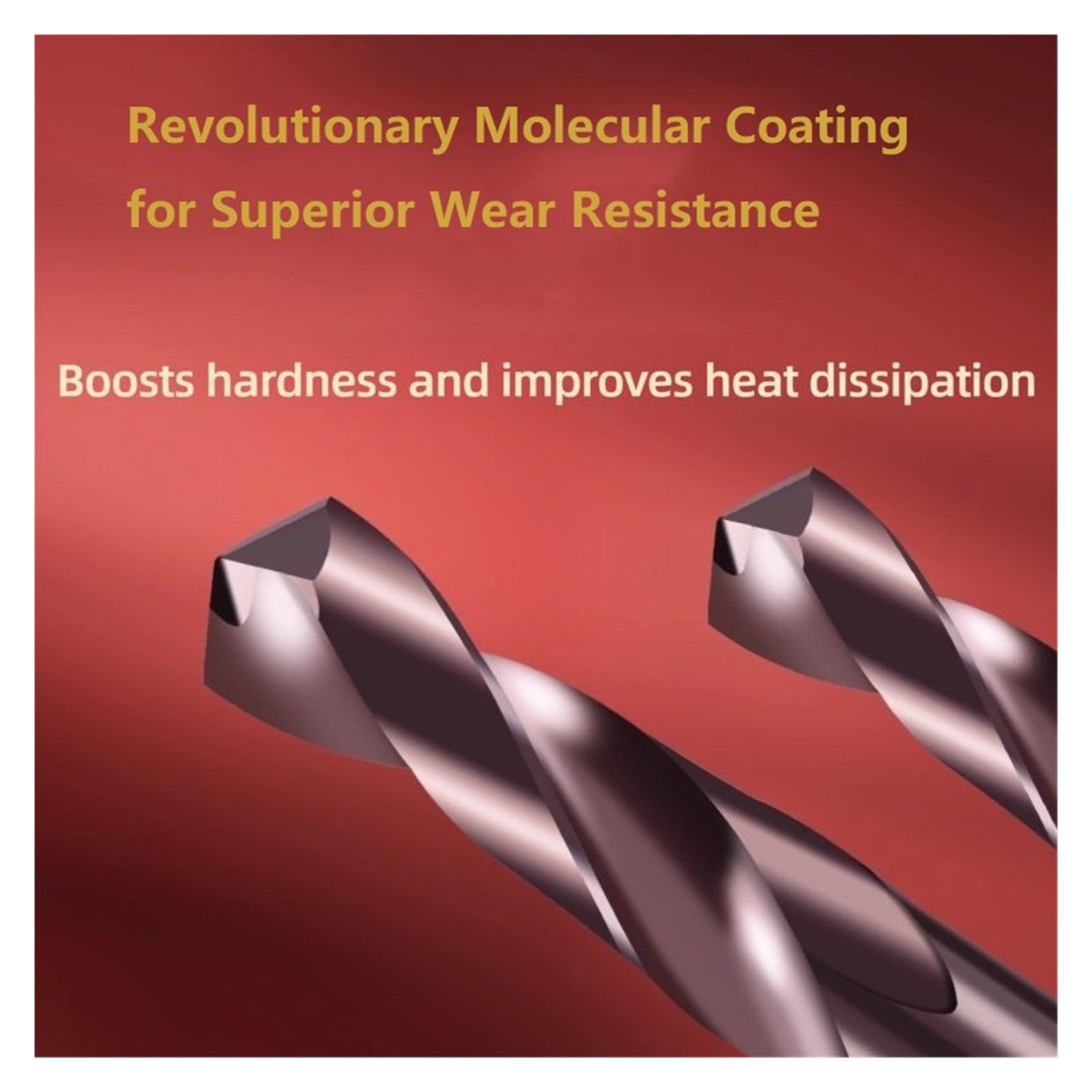 Juego de brocas helicoidales de acero de tungsteno, brocas de carburo de 65°, herramientas de perforación industriales de precisión para metal, acero inoxidable, hierro de 1 mm a 20 mm(22mm)