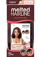 Vista 6 de Outre Peluca sintética de encaje frontal HD con línea capilar fundida - KALANI (Negro oscuro 1B)