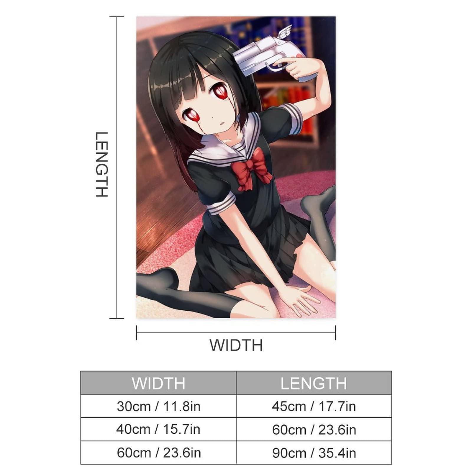 BLACKMagician魔法少女 アニメデザインポスター 約30cm 魔法少女×サラリーマン】魔法少女ベラトリクスA2ポスター - 夢咲刻夜