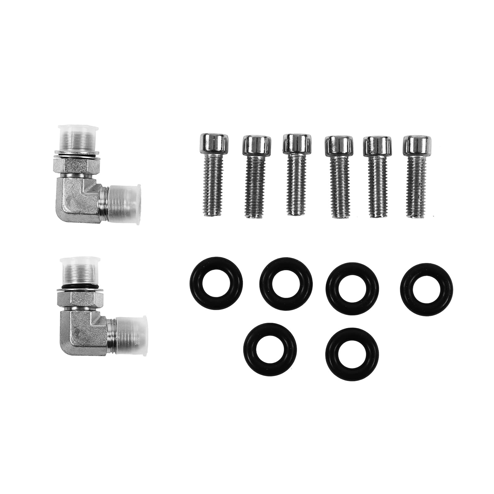 Sostituzione Coperchio Punterie per 1500 2500 3500 5.9L 19892002, Kit Coperchio Punterie in Alluminio Billet con Pompe di Iniezione VE44, P7100