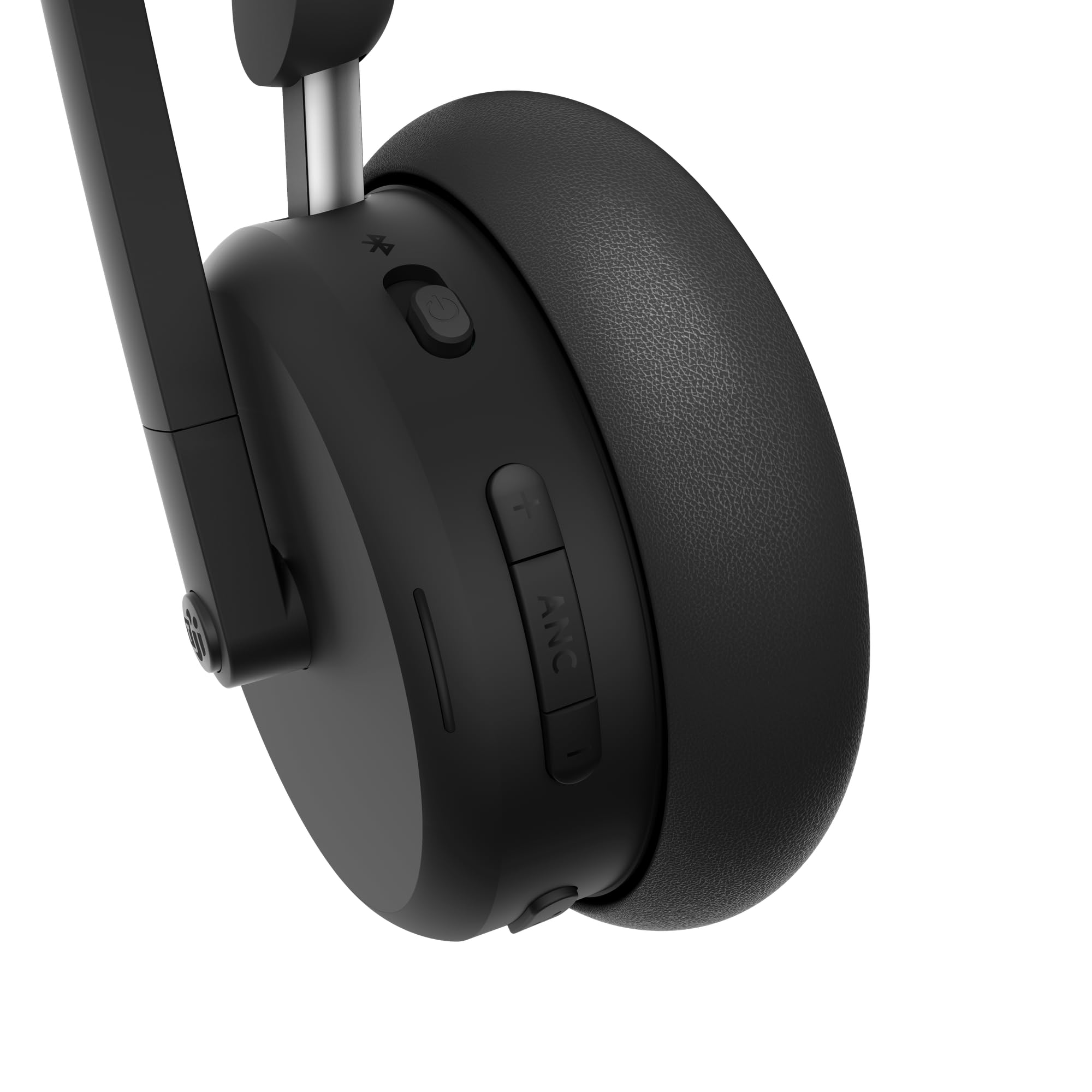 Lenovo 6550 - Headset - On-Ear - Bluetooth - kabellos - aktive Rauschunterdrückung - Schwarz - Zertifiziert für Microsoft Teams