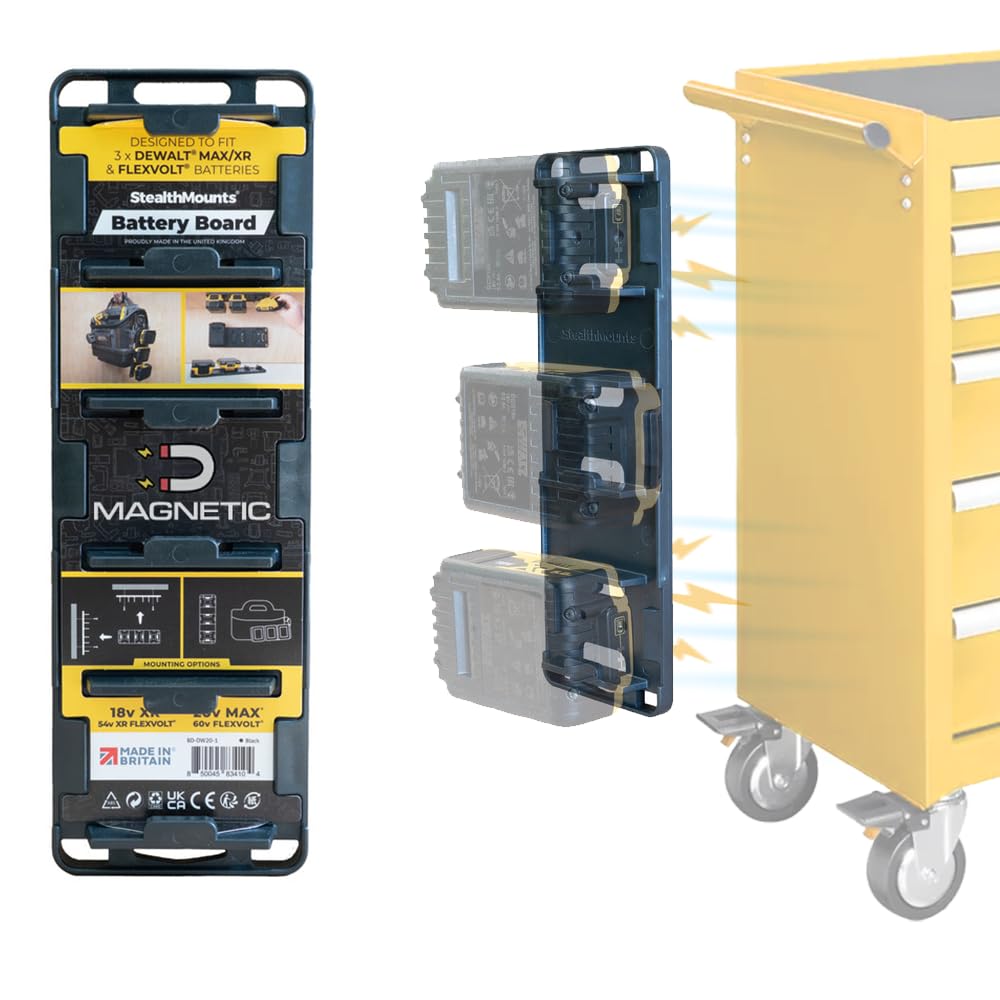 1/1 Combo Pack Dewalt 20V 60V Tool & Battery Mounts/hangers/holder - Perfect Fit - Canada