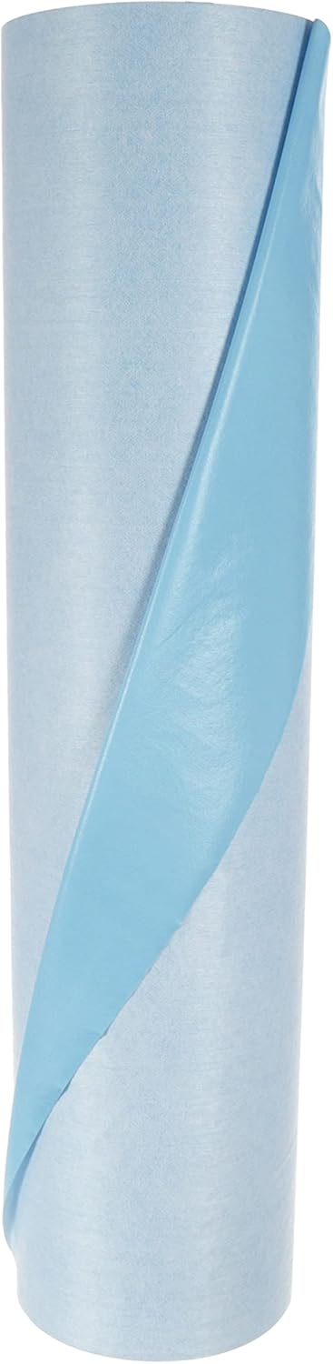 3M Self Stick Liquid Protection Fabric, 36880, 36 in x 300 ft, 1 Roll, Peel and Stick, Strong Temporary Adhesive, Repositionable Material, UV Resistant, Easy Removal, Blue